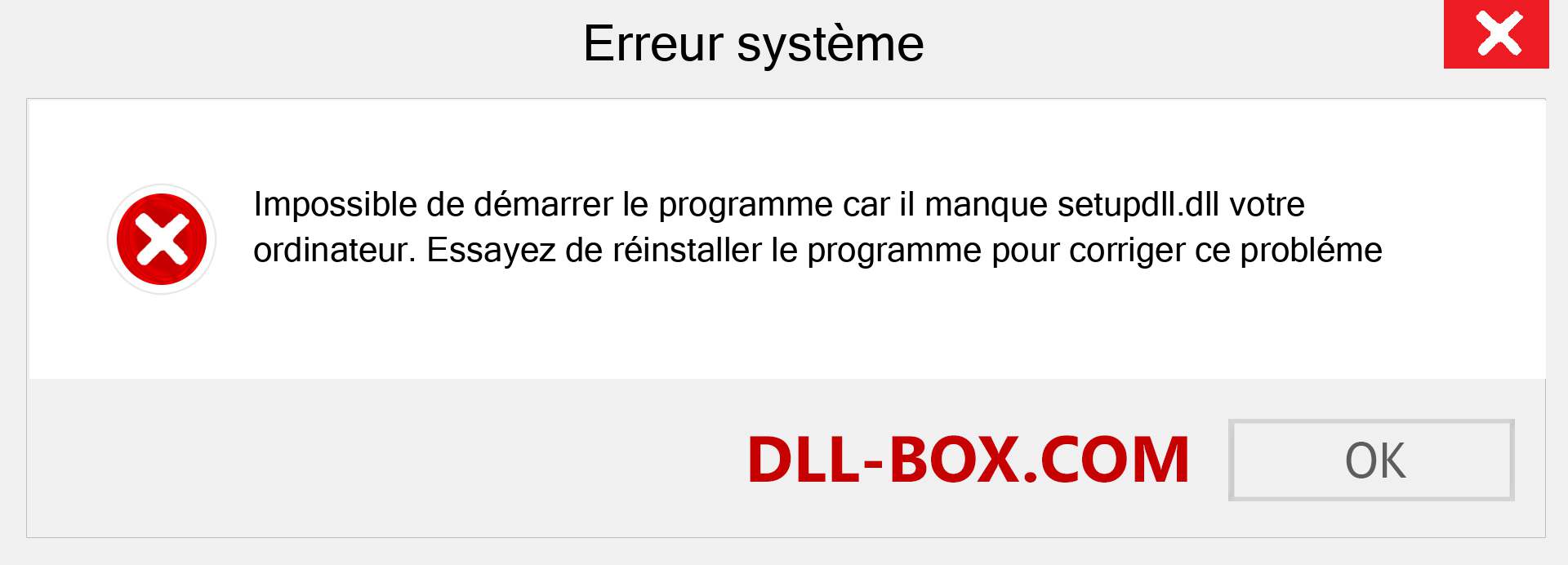 Le fichier setupdll.dll est manquant ?. Télécharger pour Windows 7, 8, 10 - Correction de l'erreur manquante setupdll dll sur Windows, photos, images